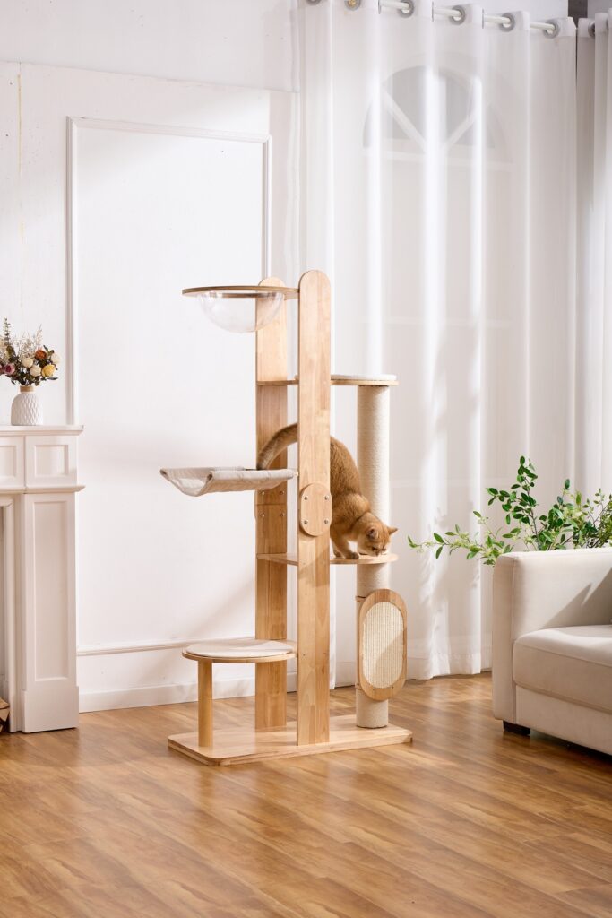 E01 / E02 Wooden Cat Trees, original product view 5