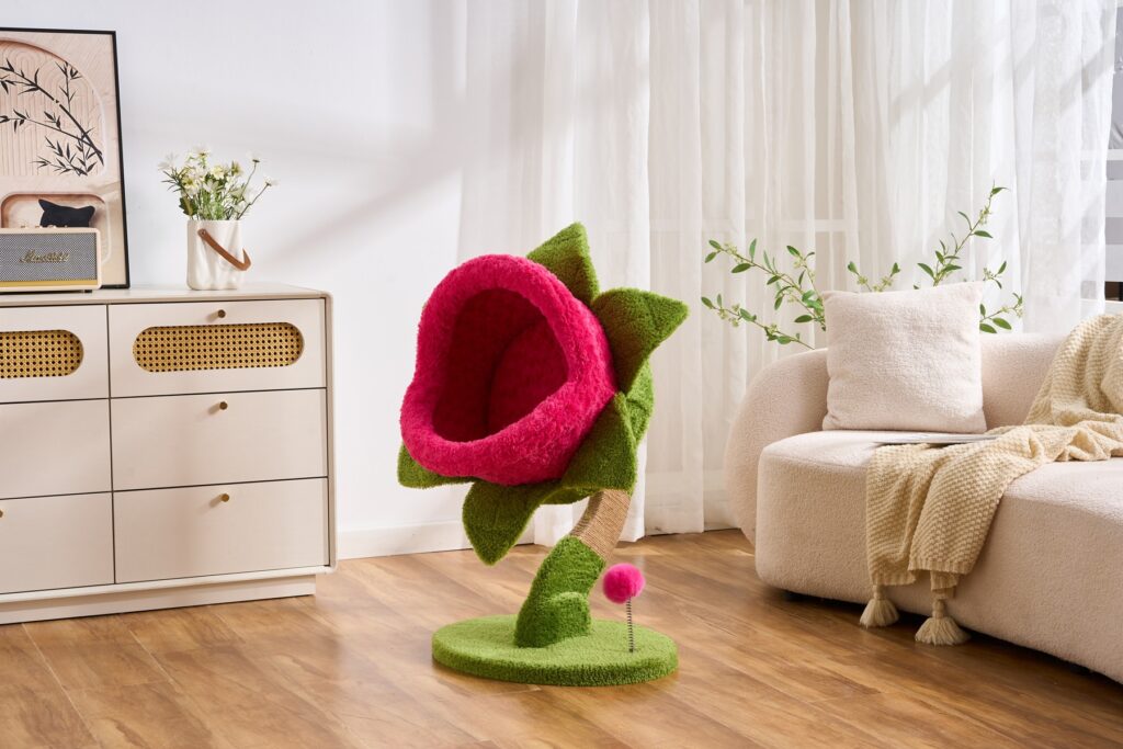 Flower Cup Cat Tree, original product view 1