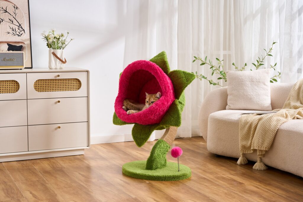 Flower Cup Cat Tree, original product view 2