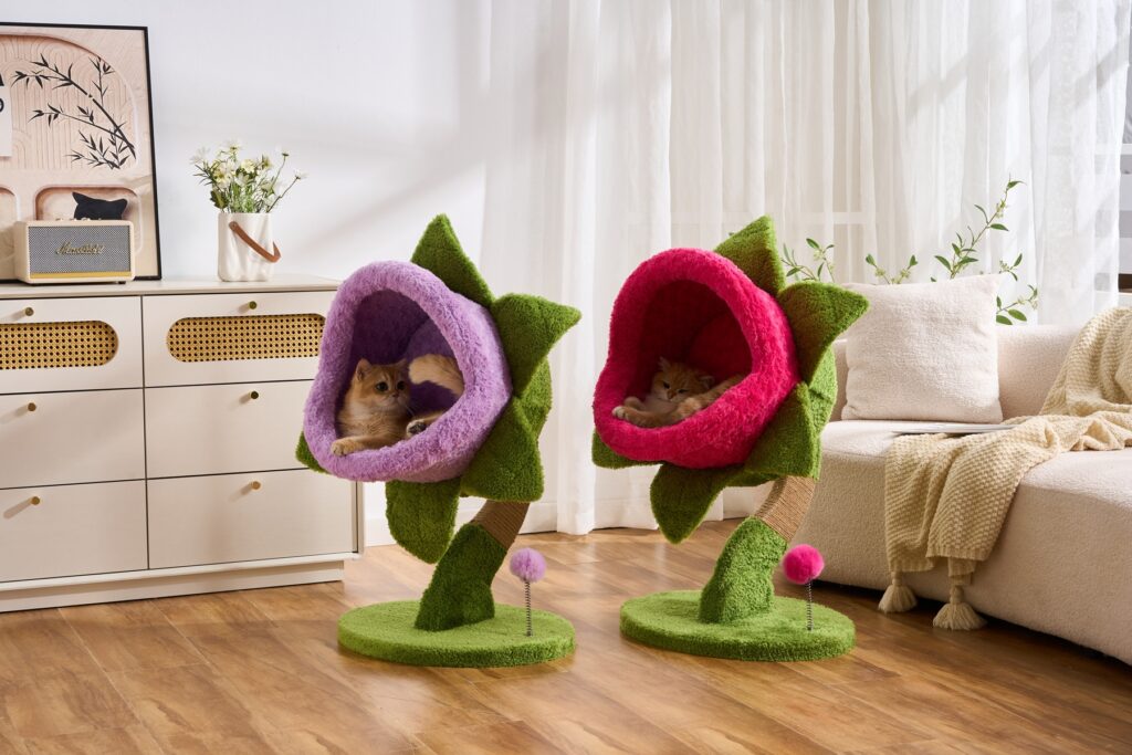 Flower Cup Cat Tree, original product view 3