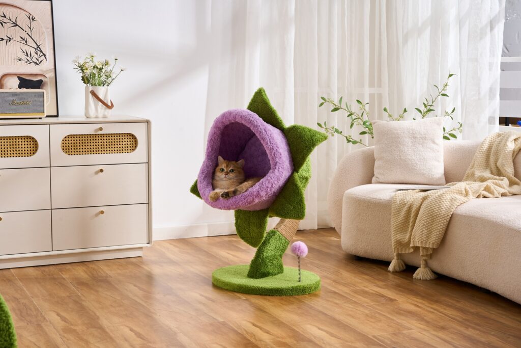 Flower Cup Cat Tree, original product view 4