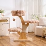 Plush Flower Cat Tree, original product view 3