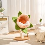 Orange Flower Cat Tree, original product view 1