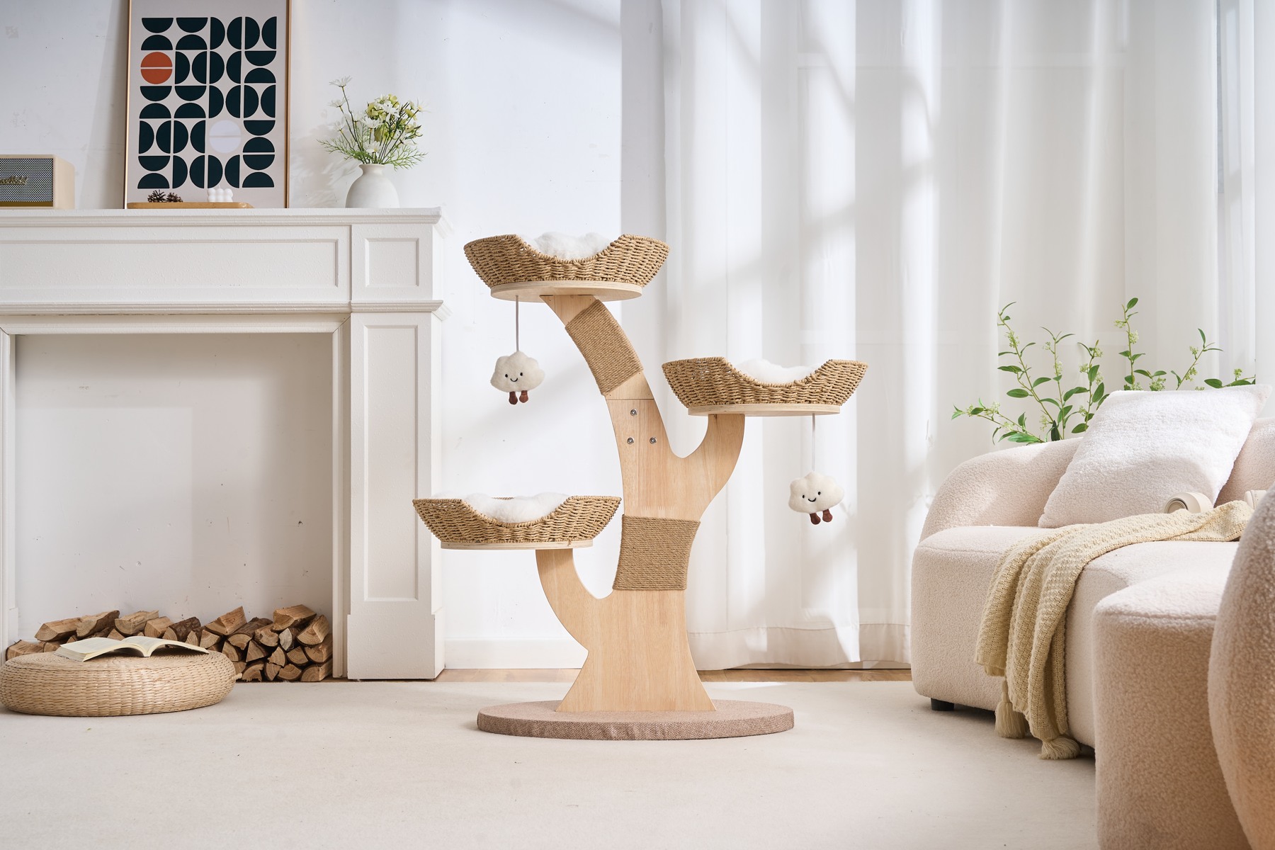 Woven Cat Tree