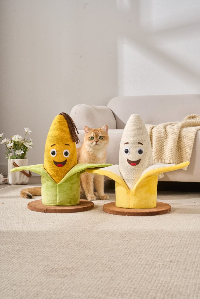 Corn & Banana Scratching Posts, original product view 5