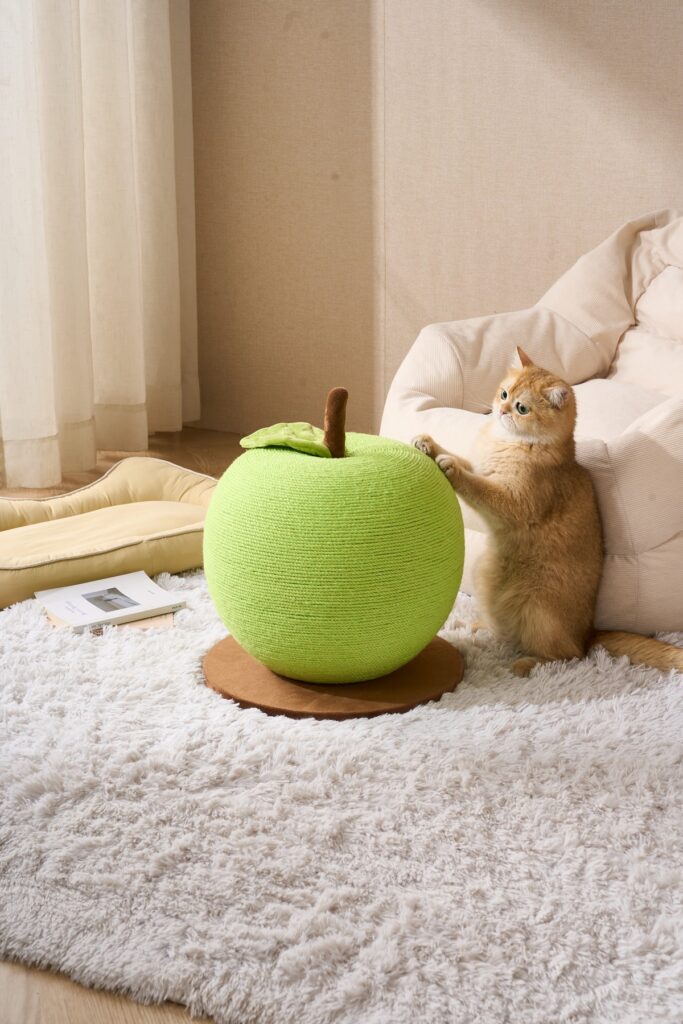 Apple Scratching Post, original product view 1