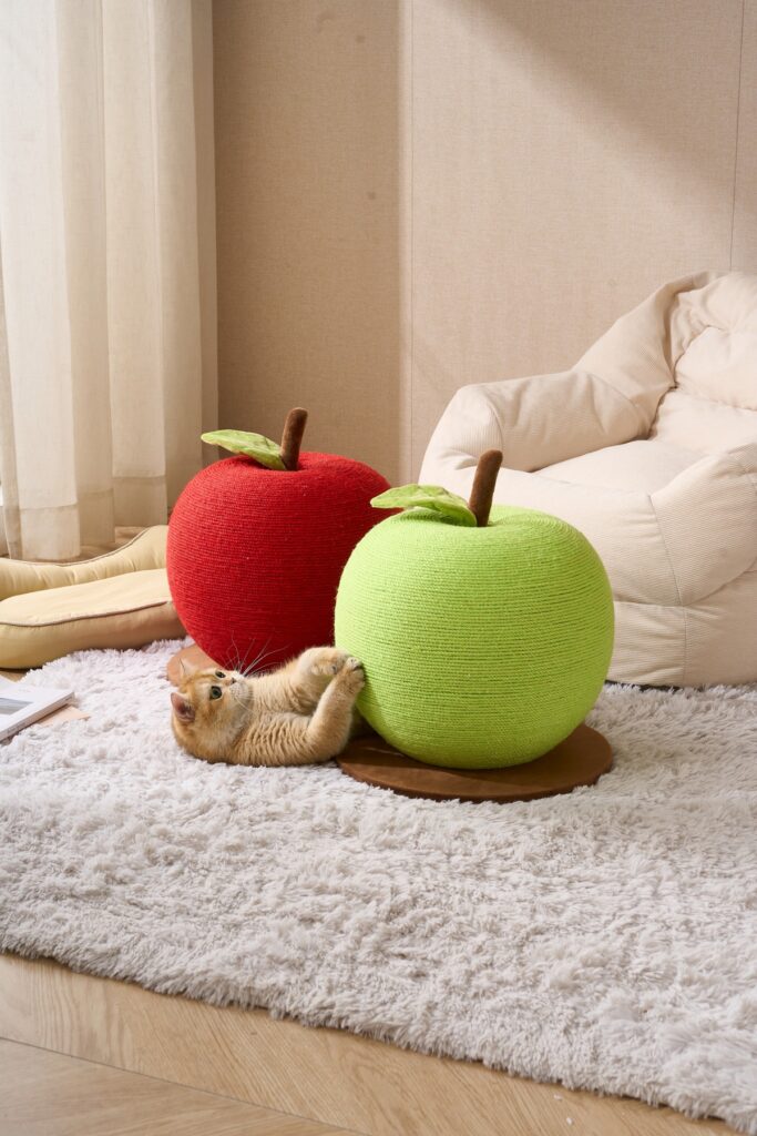 Apple Scratching Post, original product view 4