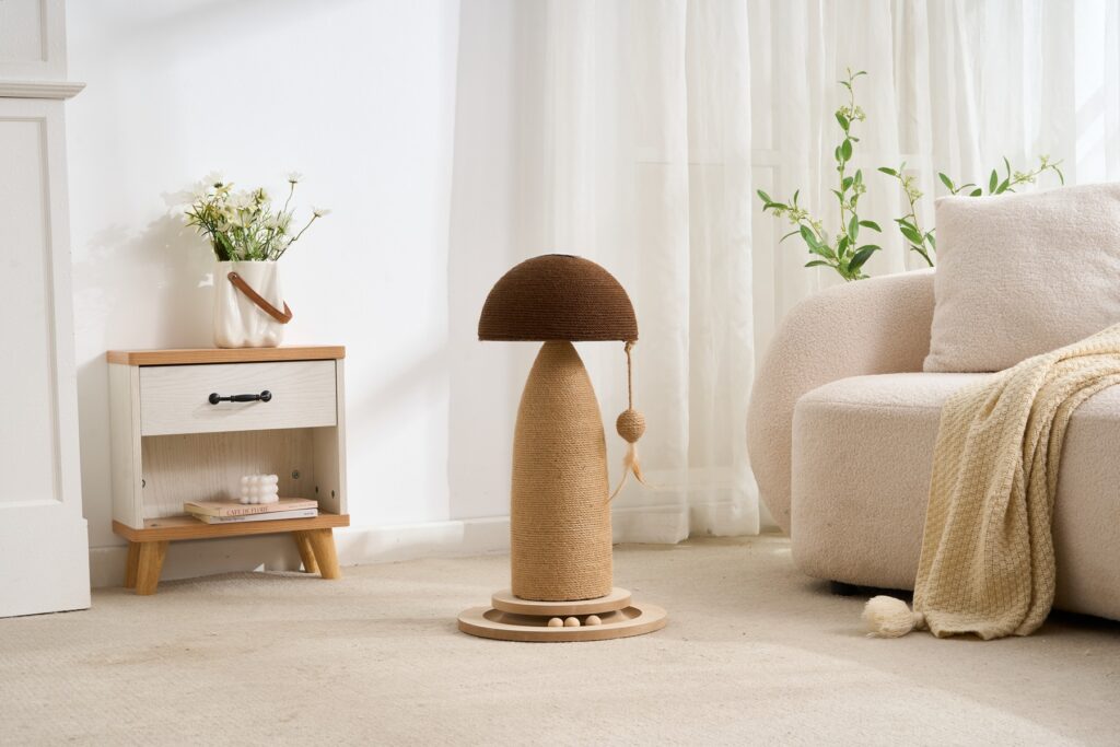 Mushroom Scratching Post, original product view 1