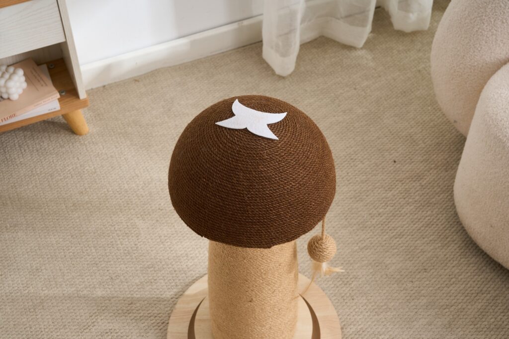 Mushroom Scratching Post, original product view 2