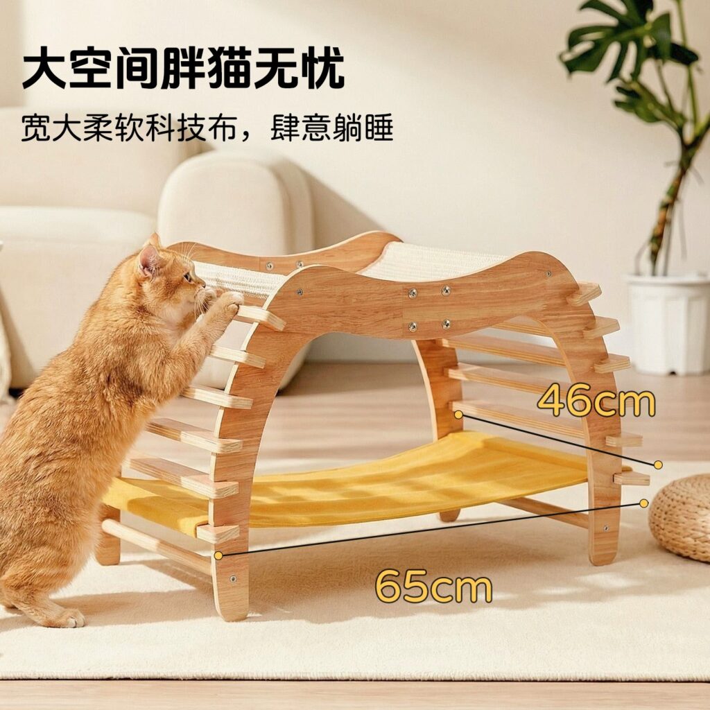 Arched Cat Lounger, original product view 2