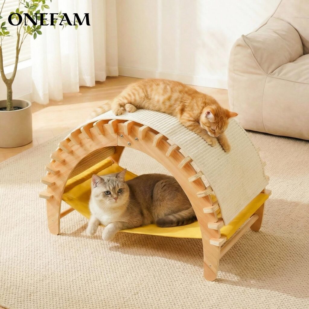 Crescent Cat Lounger, original product view 1