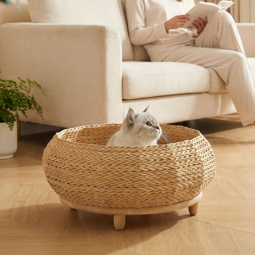 Woven Cat Bed, original product view 3