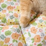 Ruffled Floral Cat Bed, original product view 5
