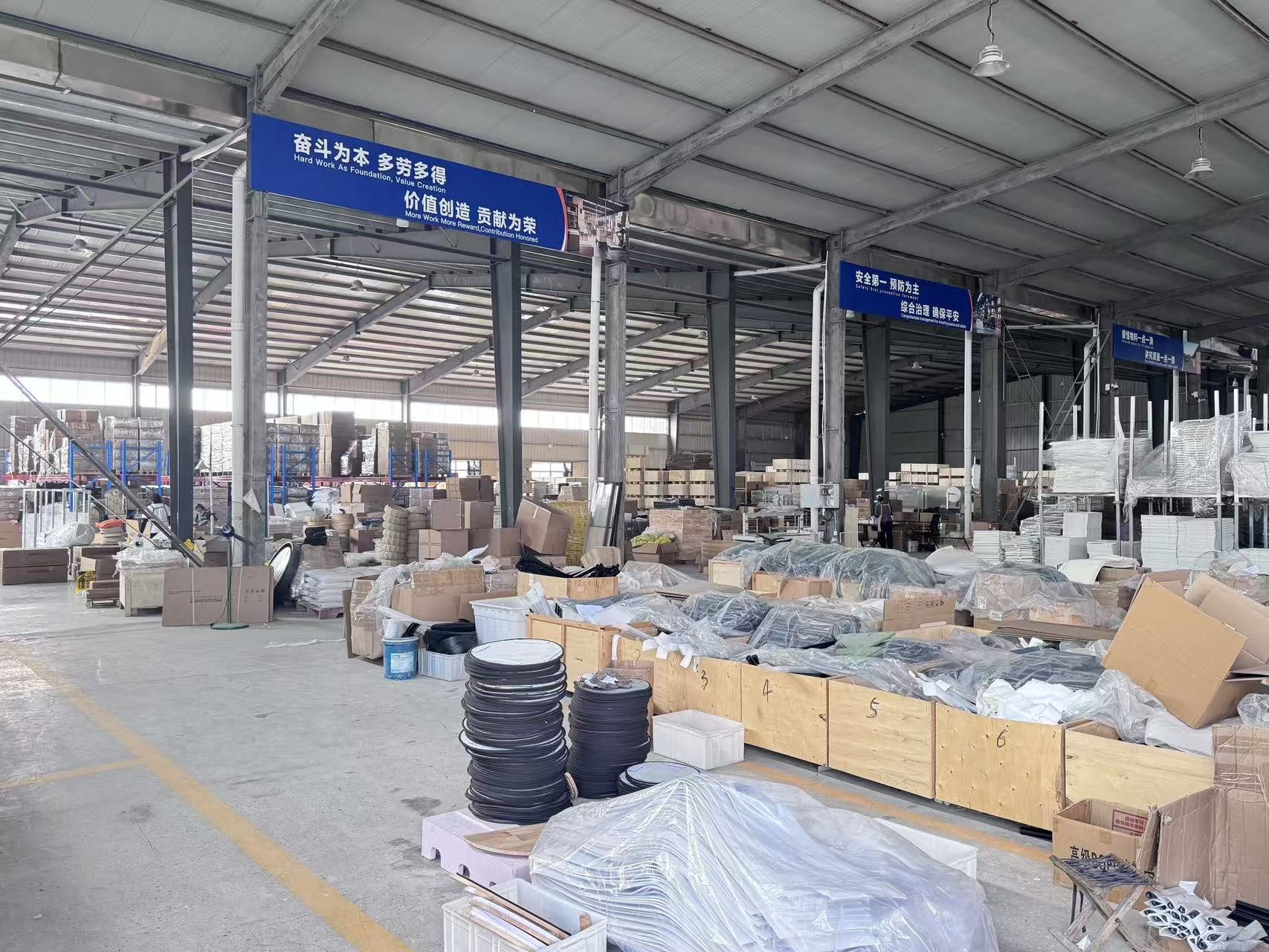 Manufacturing and packing area